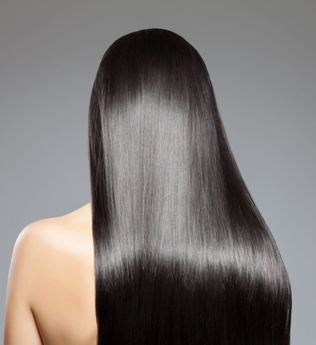 Back,View,Of,A,Woman,With,Long,Straight,Hair