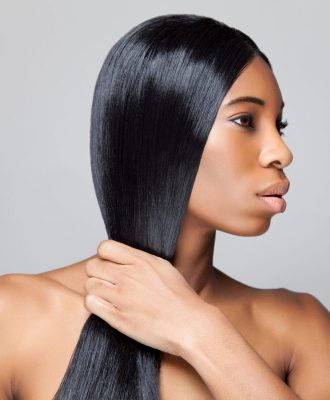 Beautiful,Young,Black,Woman,With,Long,Straight,Hair